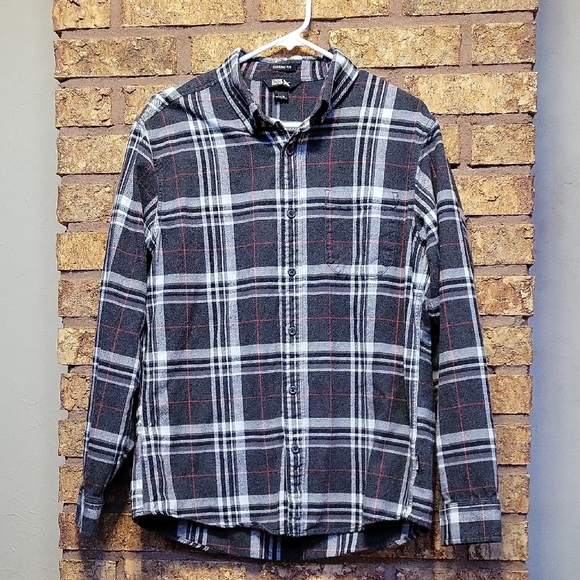 Eddie Bauer Other - Eddie Bauer Plaid Long Sleeve Cotton Button Down Size Medium
